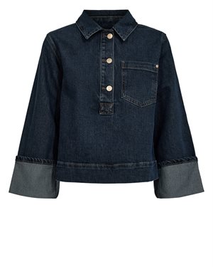Nümph - NUTORONTO Shirt - Dark Blue Denim